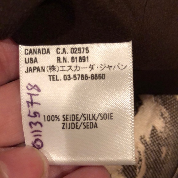 Escada floral silk dress - Picture 5 of 5